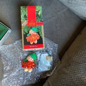 Hallmark 1990 Elf Of The Year Hallmark Keepsake O